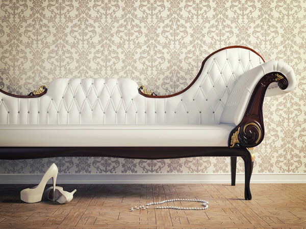 Vintage sofa — Stock Photo, Image