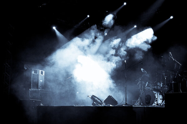 Stage in Lights - Selen — Stock Photo, Image