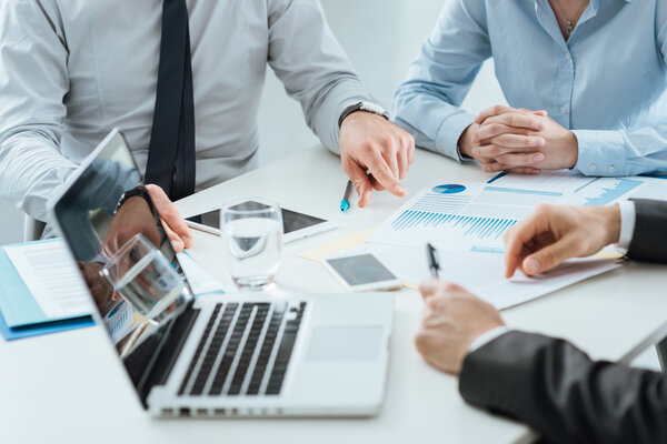 Business teamwork — Stock Photo, Image